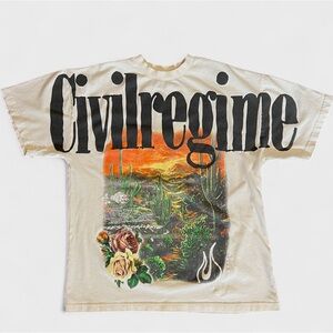Civil Regime “Roses From Concrete Blooming Through Chaos” T-Shirt